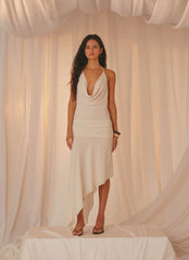 Nyra Midi Dress - Cream